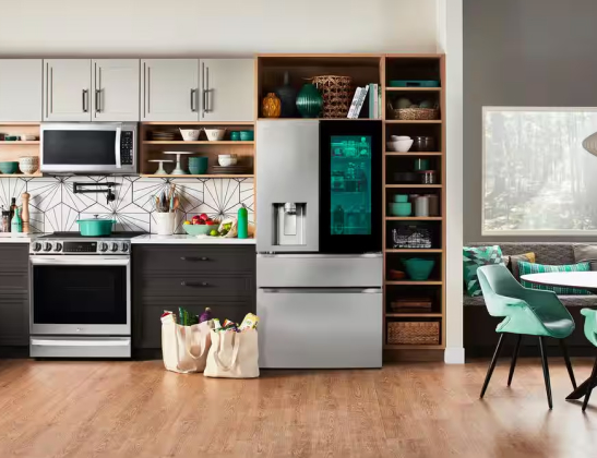 matching modern kitchen appliances